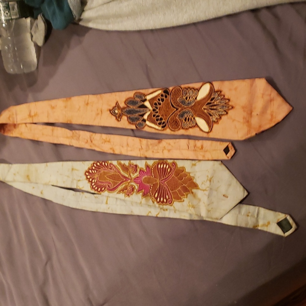 A pair of ties by  Batik Semar